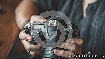Camera Digital Video Setting Photo Stock Photo