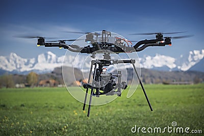 Camera Drone Stock Photo