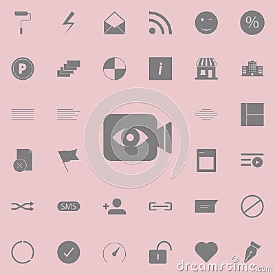 Camera eye icon. web icons universal set for web and mobile Stock Photo