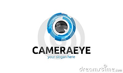 Camera Eye Logo Stock Photo