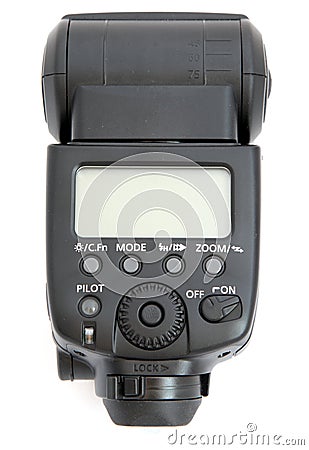 Camera flash Stock Photo