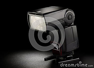 Camera flash Stock Photo