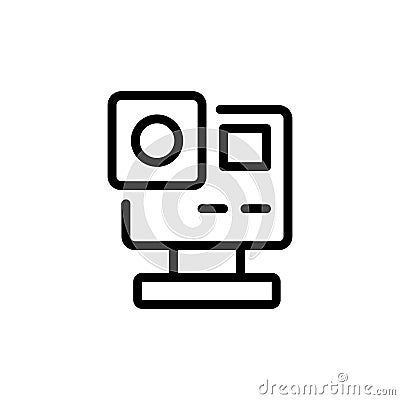 Camera flat icon Vector Illustration