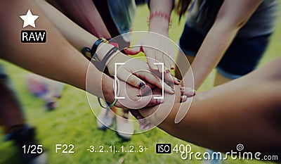 Camera Focus Capture Memories Photography Preview Concept Stock Photo