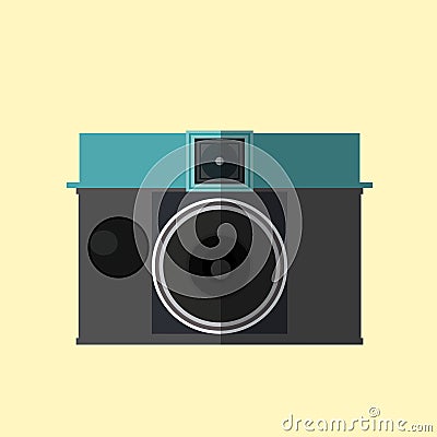 Camera icon great for any use. Vector EPS10. Stock Photo