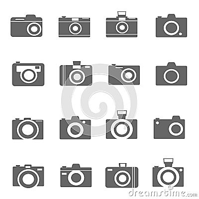 Camera icons vector Vector Illustration