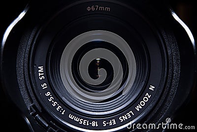 Camera lens Stock Photo
