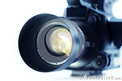 Camera Lens Optics Stock Photo