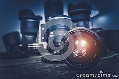 Camera Lens Stock Photo