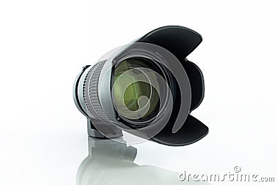 Camera lens 70-200 Stock Photo