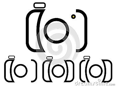 Camera Logo Stock Photo