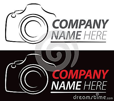 Camera Logo Vector Illustration