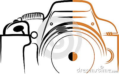 Camera logo Vector Illustration