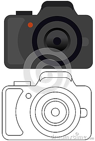 Camera logo Vector Illustration