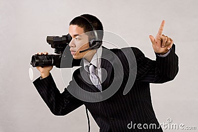 Camera man Stock Photo