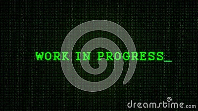 Work In Progress Digital Data Code Matrix Stock Video Video Of Data Cyberspace