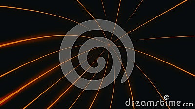 Camera moving into a 3d grid infinite space loop. High Definition motion background featuring an infinite tunnel of Stock Photo