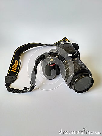 Camera Nikon DSLR Editorial Stock Photo