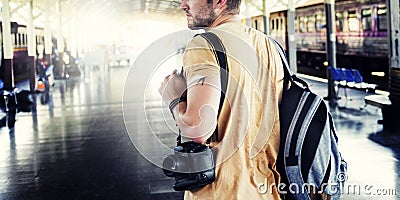 Camera Photographer Inspiration Journey Style Concept Stock Photo