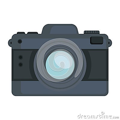 camera photographic device Vector Illustration