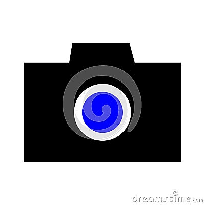 Camera photographic icon Vector Illustration