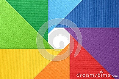 Camera shutter background, color wheel, natural textured background Stock Photo