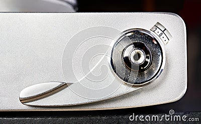 Camera shutter lever Stock Photo