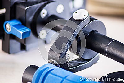 Camera steadicam macro shots Stock Photo