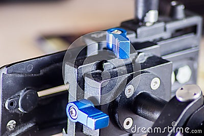 Camera steadicam macro shots Stock Photo