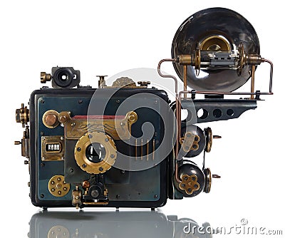 Camera steampunk Stock Photo