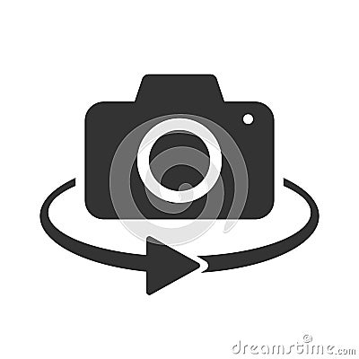 Camera switch icon, Professional, pixel perfect icons optimized for both large and small resolutions Vector Illustration