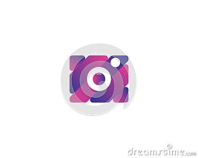 Camera symbol illustration Vector Illustration