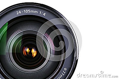 Camera zoom Lens Stock Photo
