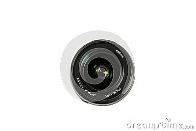 Camera zoom lens Stock Photo