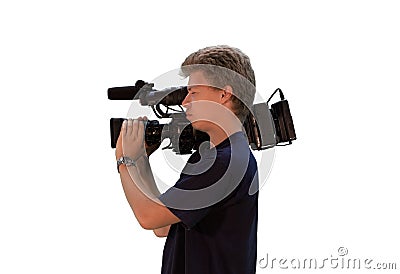 Cameraman Stock Photo