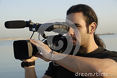 Cameraman Stock Photo