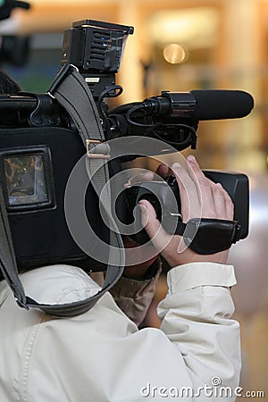 Cameraman Stock Photo
