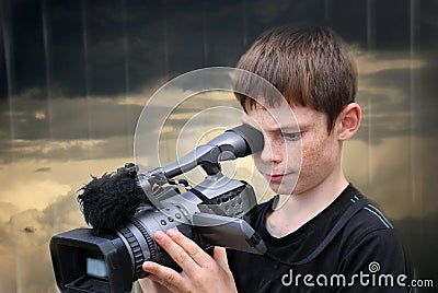 Cameraman Stock Photo