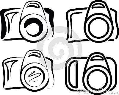 Cameras Vector Illustration