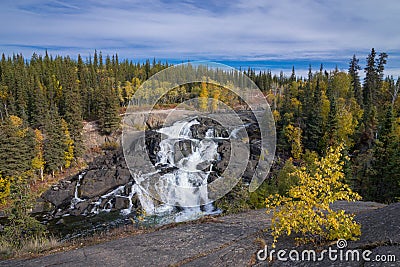 Cameron Falls, Northwest Territories Stock Photo