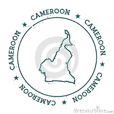 Cameroon vector map. Vector Illustration