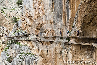 Caminito de Rey - Spain Editorial Stock Photo