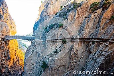 Caminito del rey, Spain Stock Photo