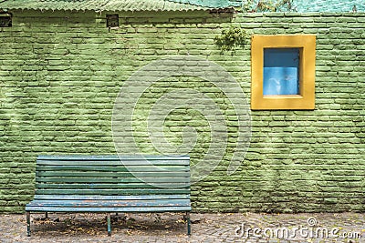 Caminito street in Buenos Aires, Argentina. Stock Photo