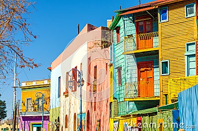 Caminito Street in Buenos Aires Stock Photo