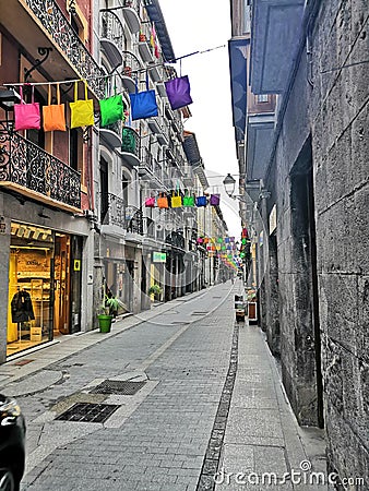 Camino de Santiago, Tolosa, Basque Country, Spain Editorial Stock Photo