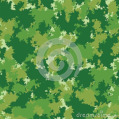 Camo. Colorful camouflage vector pattern. Seamless grunge camouflage pattern. Vector Illustration