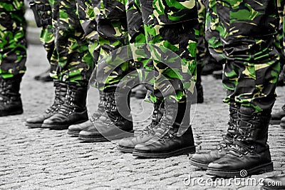 Camouflage Military Uniform Stock Image - Image: 37076221