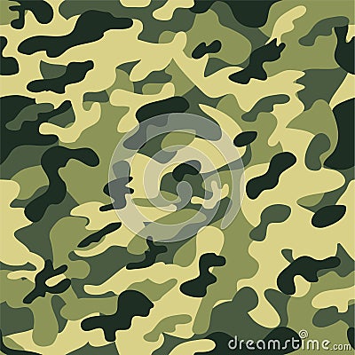 Camouflage pattern Vector Illustration