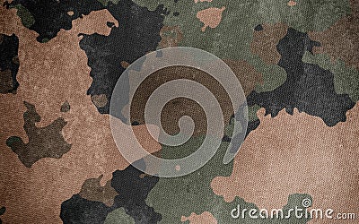 Camouflage pattern cloth texture. Background and texture for design Stock Photo